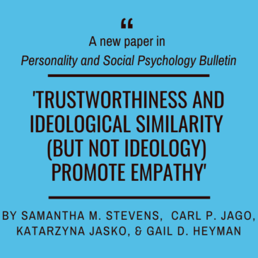 New paper in Personality and Social Psychology Bulletin!